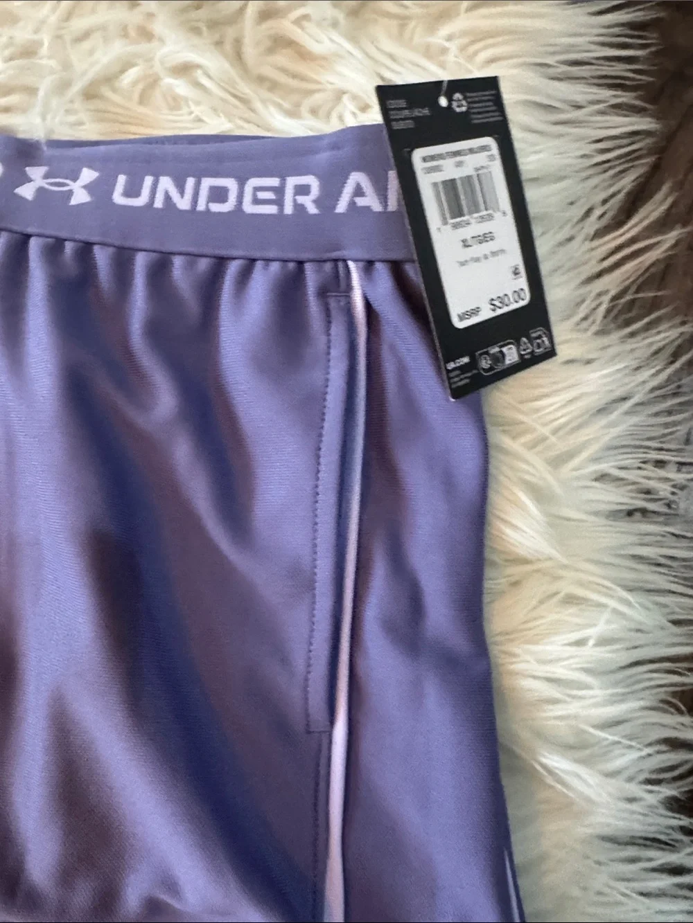 Under Armour Women's Lavender Athletic Shorts